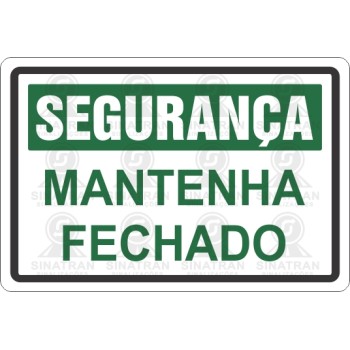 Mantenha fechado